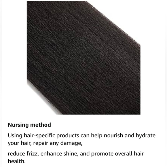 HUMAN HAIR 100g Kinky Straight Bulk Human Hair Unprocessed Brazilian No Weft 22” - Picture 9 of 16